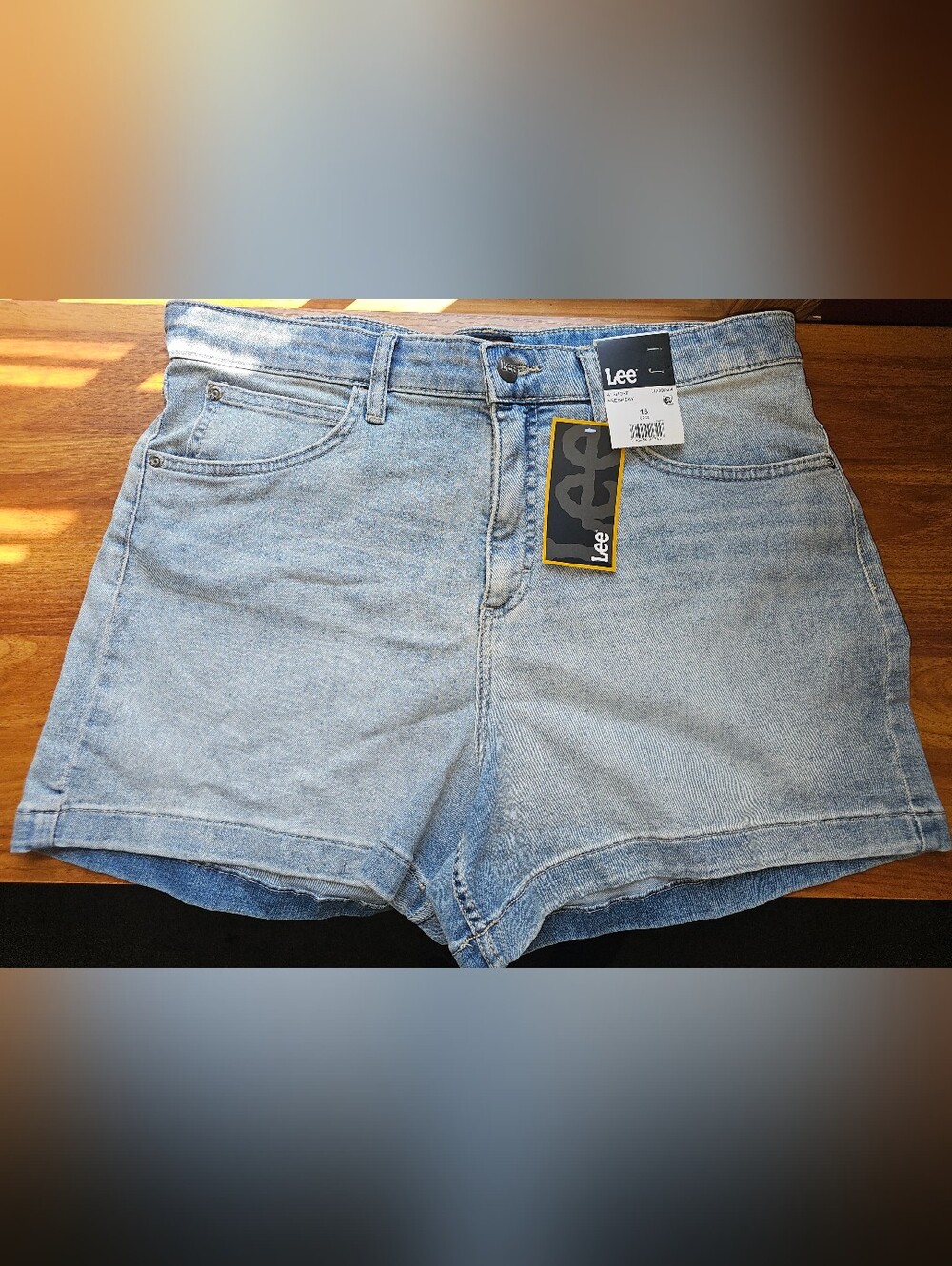 Lee Women's Light Wash Denim Shorts